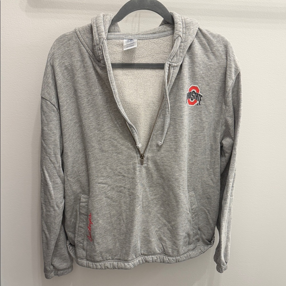 Ohio State Gray Hoodie Sweatshirt
